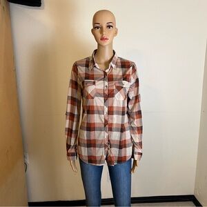 Plaid Button-Up Flannel
